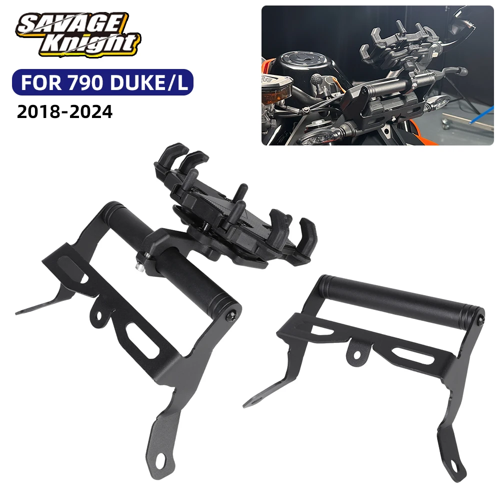 

Handlebar Extension Bar GPS Navigation Phone Bracket Stand For 790 DUKE /L 790Duke Duke790 2018-2024 Mobile Phone Holder Support
