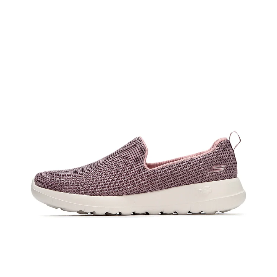 skechers-go-walk-joy-low-top-walking-shoes-women's-gray-pink-15637-mve
