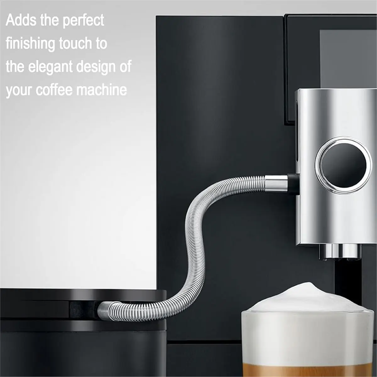 Stainless Steel Milk Tube HP1 Adapter for Coffee Machine Maker Connect Milk Container Cooler