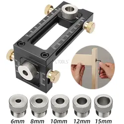 2 In 1 Woodworking Tools Drill Puncher Locator Cross Oblique Flat Head Puncher Screw Jig Bed Cabinet Screw Punch DIY Locator