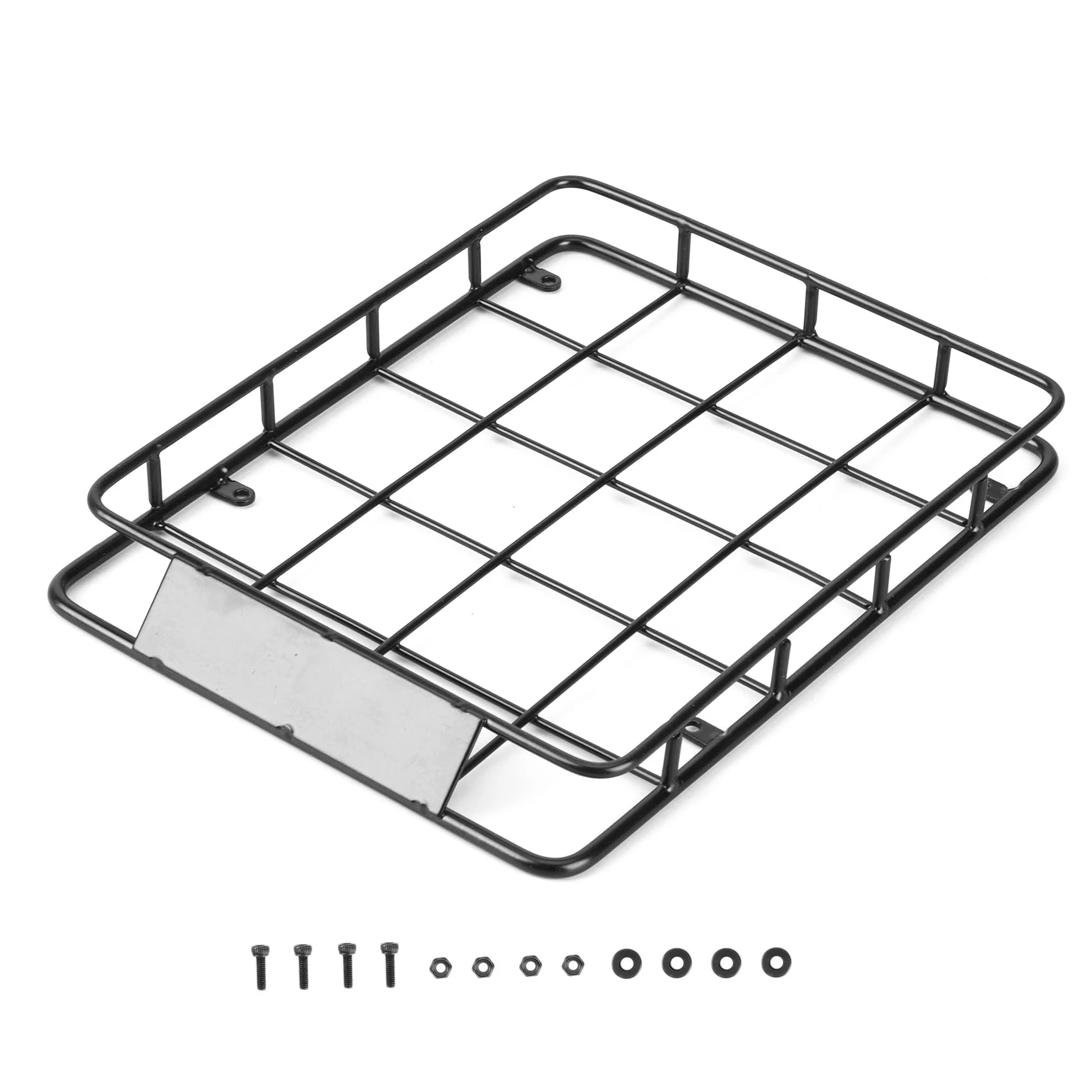 190X147mm Metal Roof Rack Camel Cup Luggage Tray for 1/10 RC Crawler Car Axial SCX10 TRX4 D90 Parts