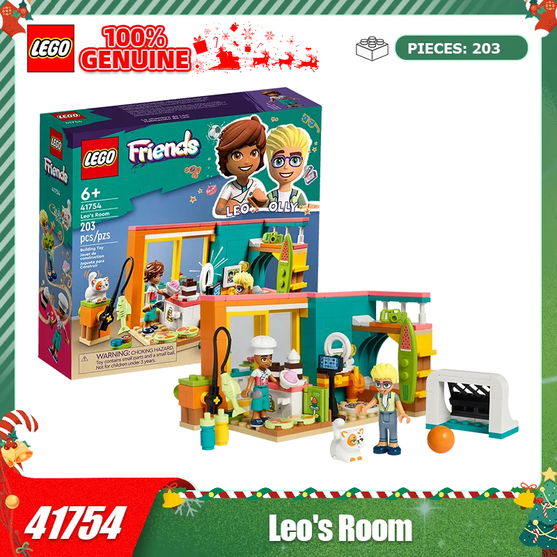 

LEGO Building Blocks Friends Series 41754 Leo's Room Building Blocks Toy Children's Toy Gift