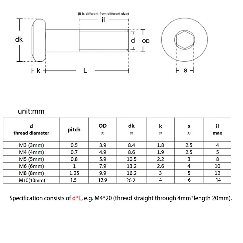 1~10PCS M2 M3 M4 M5 M6 M8 M10 304 Stainless Steel Flat Head Chamfered Furniture Hexagonal Butt Lock Nuts Butt Plywood Screws