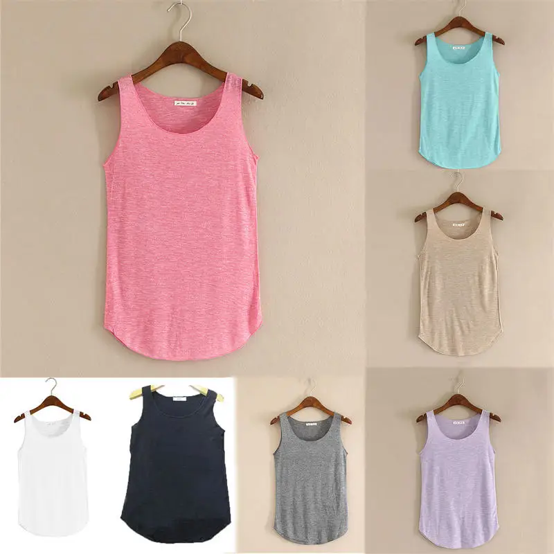 

Летняя майка для фитнеса - свободная хлопковая футболка больших размеров с круглым вырезом, тонкие модные топы для женщин, повседневная одежда