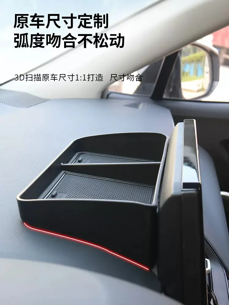 Instrument Panel Storage Box For Toyota Corolla Cross 2023 Accessories XG10 2021 2022 2024 Center Console Hidden Storage Box