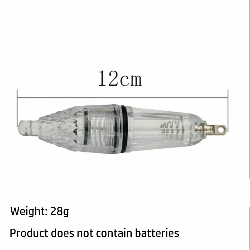 Подводное освещение для рыбы, 12 см, яркая подводная лампа-вспышка для рыбалки, кальмаров, окуня, красная, зеленая, синяя, белая, разноцветная
