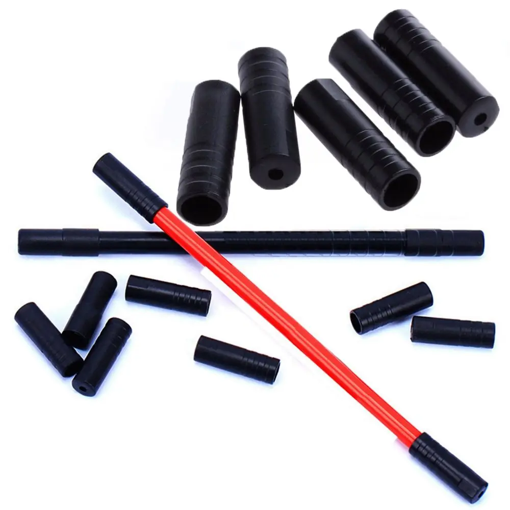 50/100pcs MTB Bike Bicycle Brake Gear Outer Cable End Caps Tips Crimps Plastic Shift/Brake Cap Plastic Cable Caps