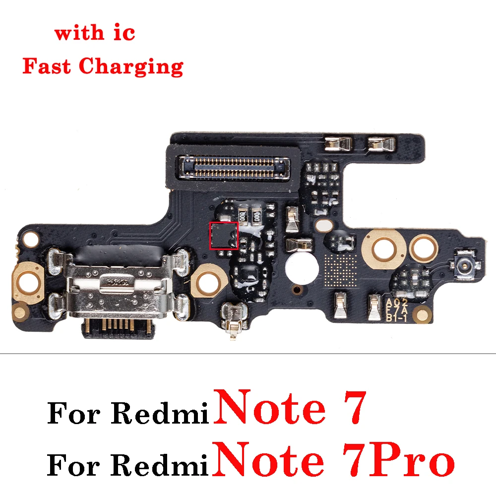 Dock Charging Connector Flex Cable For Xiaomi Redmi 9 9A 9C Note 7 8 8T 9 9S 10 10S 11 11S Poco M4 X4 Pro USB Charger With mic