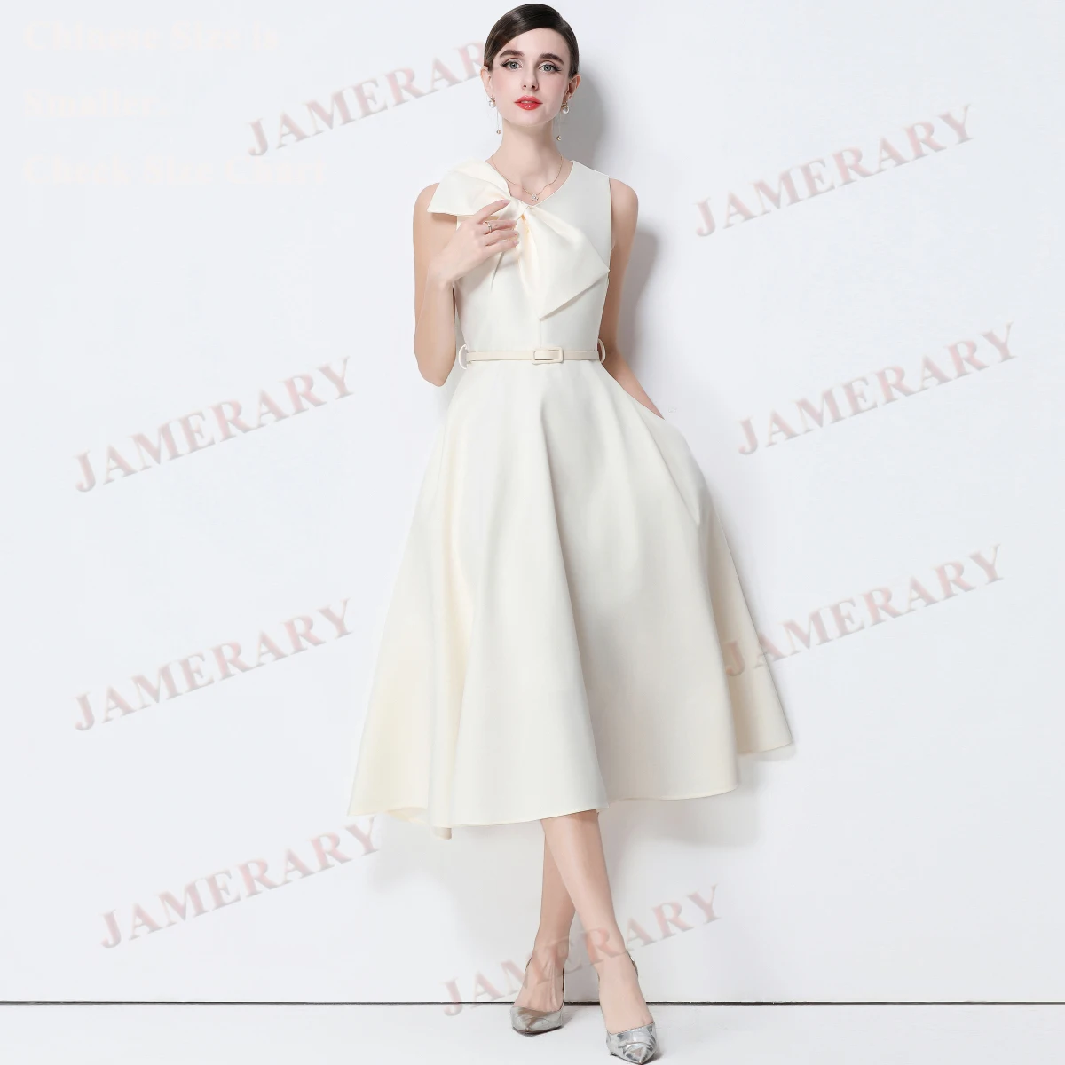 Elegante Sommer Herbst Großen Bogen Formale Abend Lange Kleider Für Frauen Hochzeit Guess Kleid Brautjungfern Prom Party Vestidos Midi