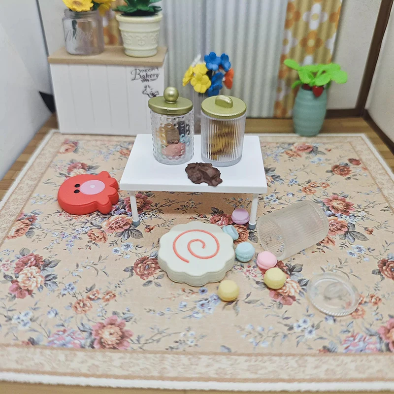 【BS】1 Set Dollhouse Food And Play Jar Silicone Mold UV Epoxy Turnover Mold Doll Accessories Toy Scene Decoration