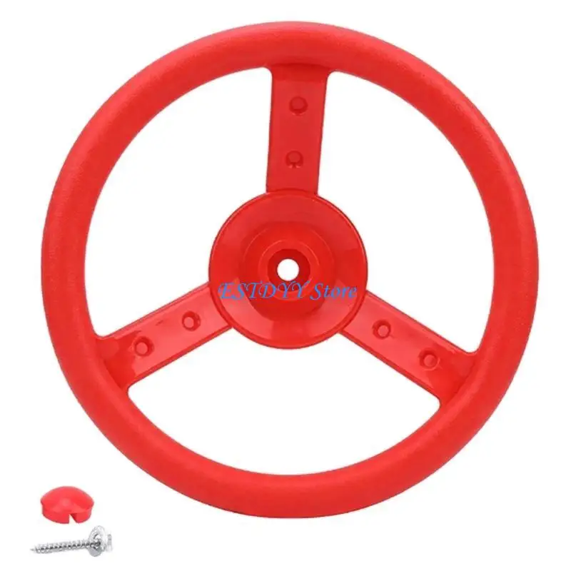 

G6DE Plastic Small Steering Toy Playgrounds Steering Children Steering Toy for Outdoor Garden Backyard