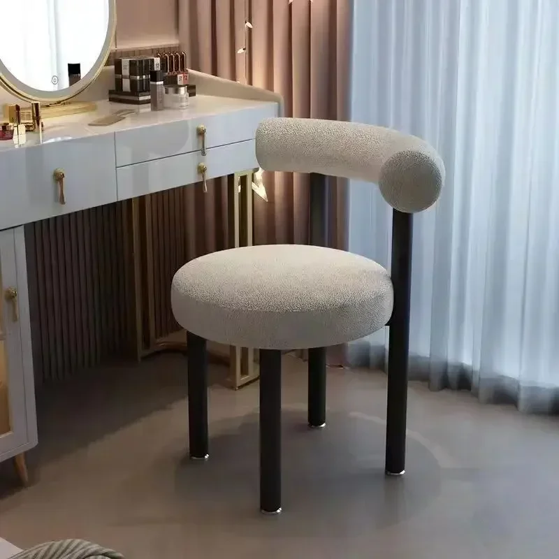 Minimalist Lliving Room Dressing Chair Make Up Nordic Design Office Dining Chair Kitchen Cafe Bedroom Furniture image 5
