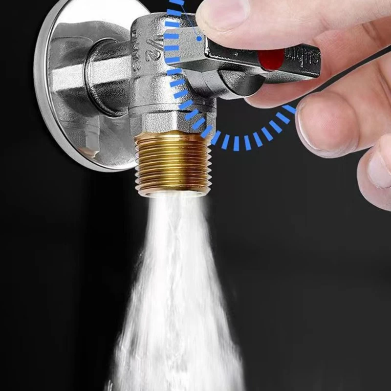 Запорные клапаны для воды с ручкой, регулирующие клапаны для подачи горячей/холодной воды, дропшиппинг