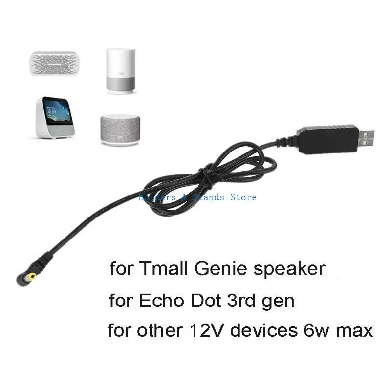 Y4UE USB 5V Шаг до 12 В 4,0x1,7 мм кабель конвертер