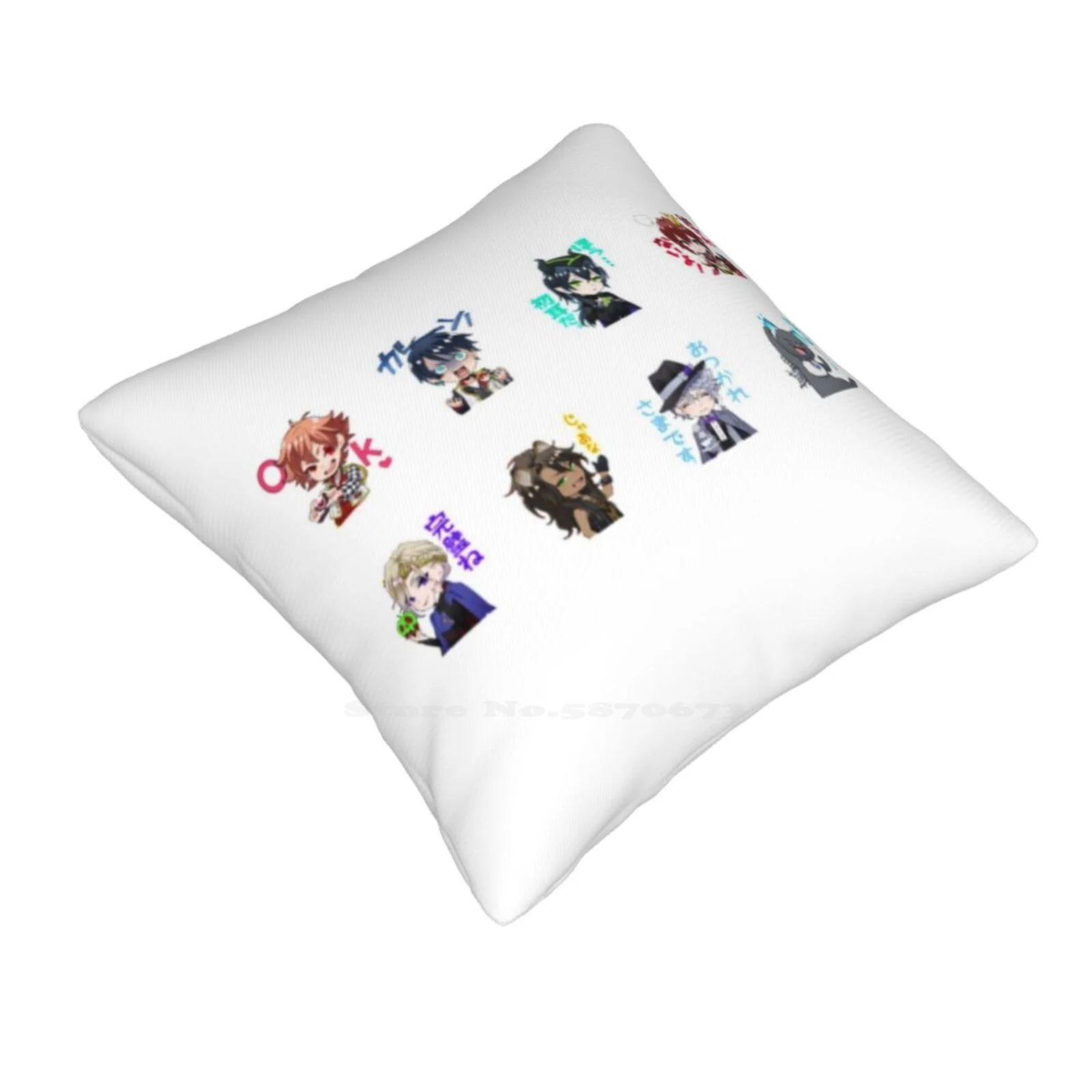 Twisted All Characters Packs Pillowslip Pillowcase Diasomnia Twst Silver Twisted Silver Twst Lilia Twist Lilia Vanrouge Pocky