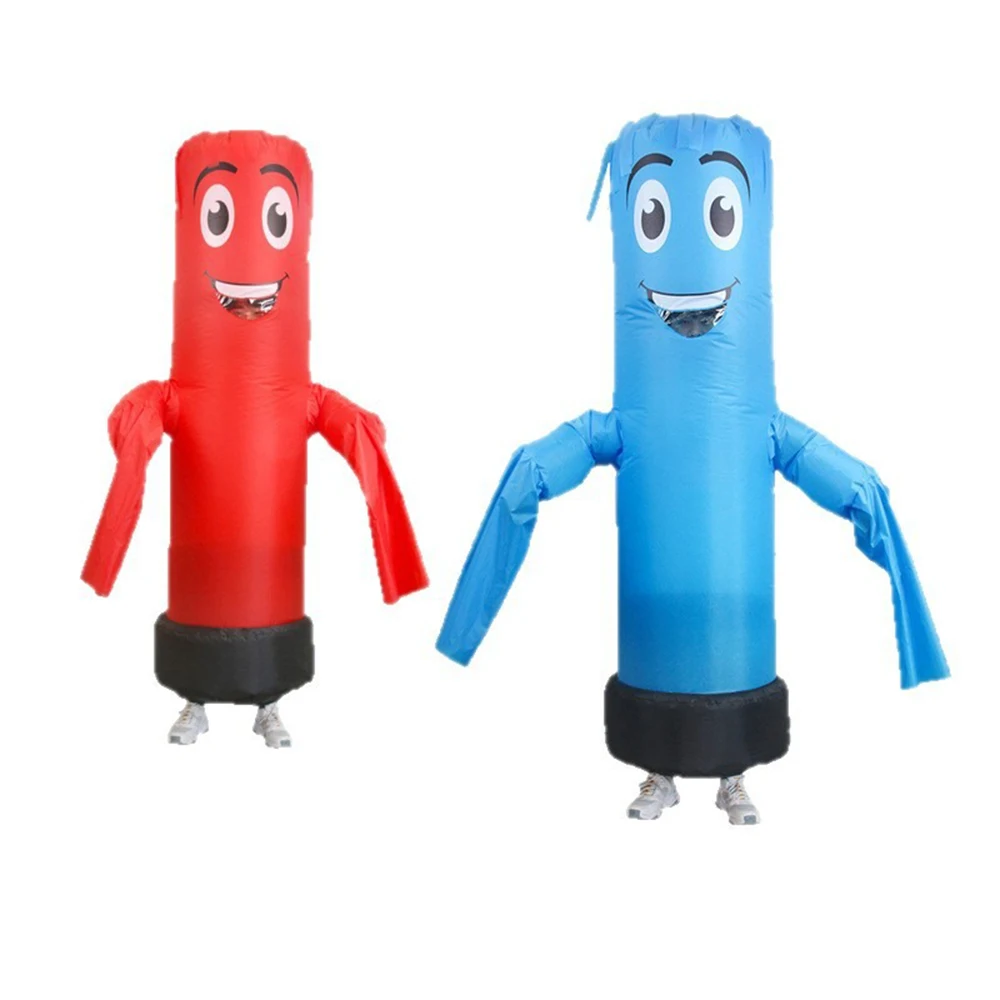

Blue Red Inflatable Column Grand Opening Ceremony Festival Party Prank Prank Inflatable Suit Prop Clothing Cartoon Doll Costume