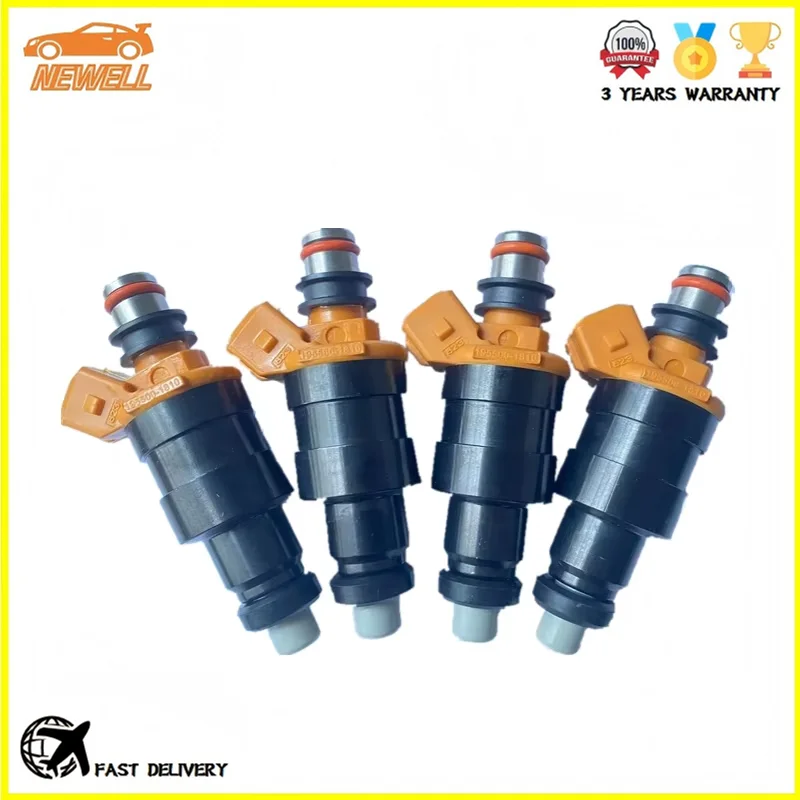

4pcs 195500-1810 Fuel Injector For 1989 Ford Festiva 1.3L FJ72 4G1231 89 FESTIVA L4 E9BZ9F593A B33513250 CM4660 57088