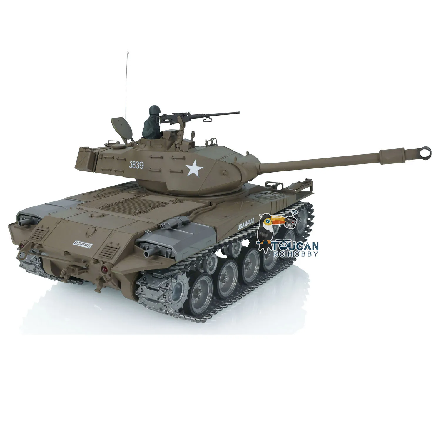 Heng Long 1/16 RC Tank 7.0 personnalisé Walker Bulldog RTR radiocommande réservoir modèle 3839 pistes en métal roues voitures jouets Panzer