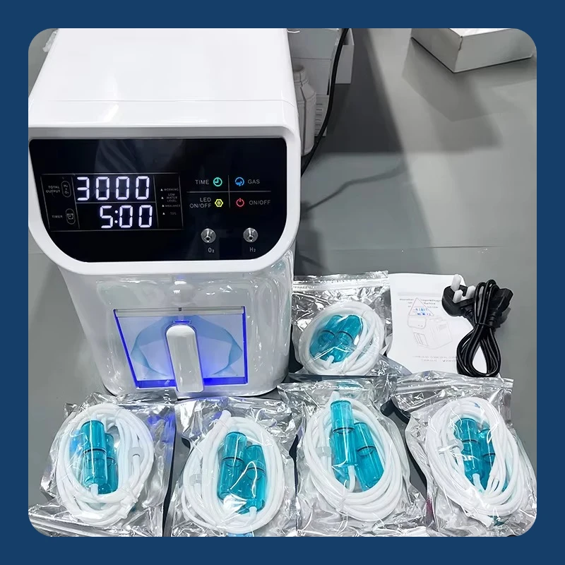 

PEM Tech 900ml H2 Inhaler Brown Gas Generator Hydrogen Inhalation Machine 3000ml Hydrogen Molleculaire Inhalation Generator