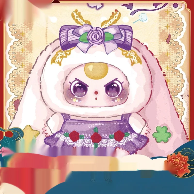 

Baby Three Lily Rabbit Town Fourth Generation V4 Vinyl Plush Blind Box Figurine Pendant Table Decoration Surprise Gift