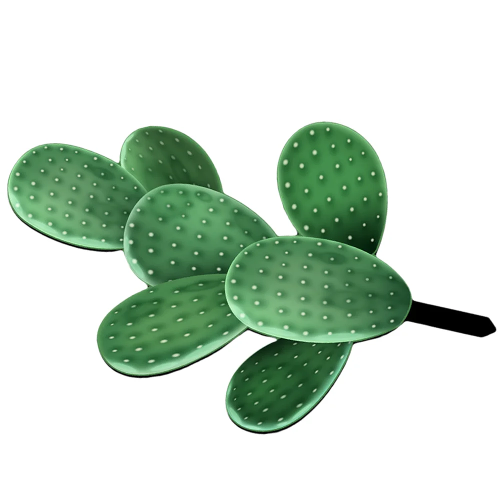 Lawn Ornament Ground Insert Outdoor Decorations Garden Inserted Sign Plug Cactus Stake Plants Acrylic Decorative Stakes Signs