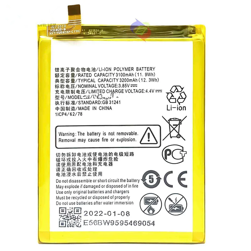 Original Zte Blade A51 Battery