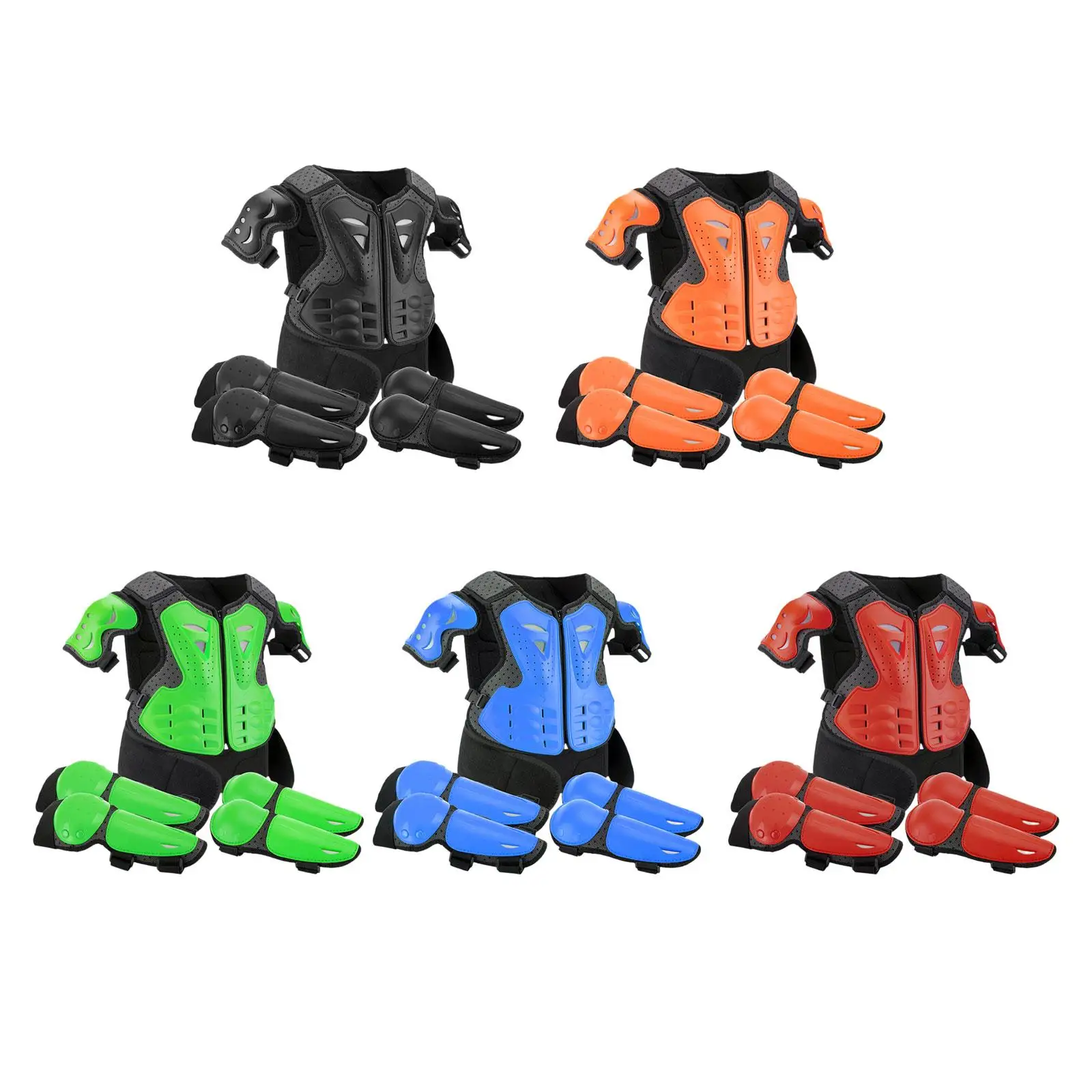 

Generic Dirt Bike Gear Kids Motorcycle Armor Suit Wear Resistant High Performance Full Protection for Skating Skateboard