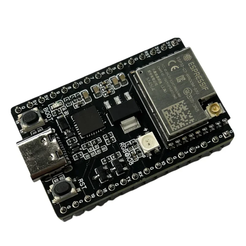 ESP32-C3-DevKitC-02 development board, equipped with ESP32-C3-WROOM-02 / 02U module optional Used by Type-C