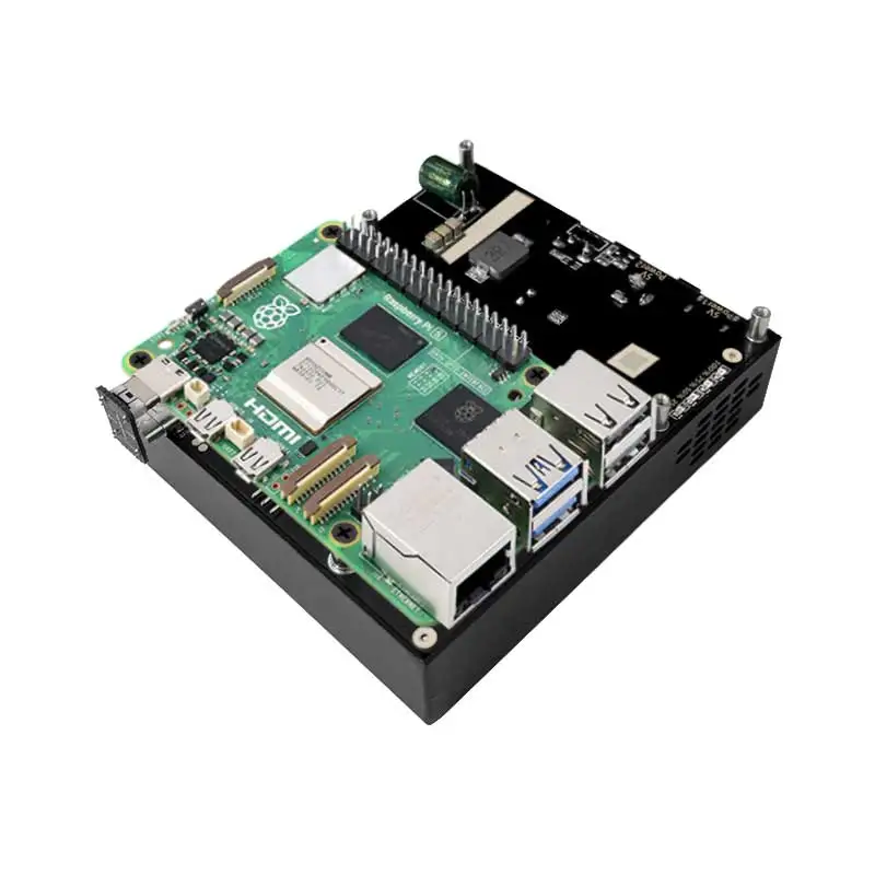 Raspberry Pi 5 / 4B UPS With PD 9600mAh 5V/5A 25W Trigger Activation Uninterruptible Power Bank Supply Also For Phone/Mini PC