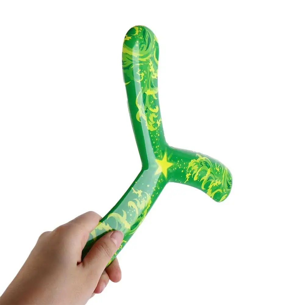 Boomerang Sports Thrower Toys for Children, Jogo interativo ao ar livre, Bumerangue de três folhas, Return, Presentes