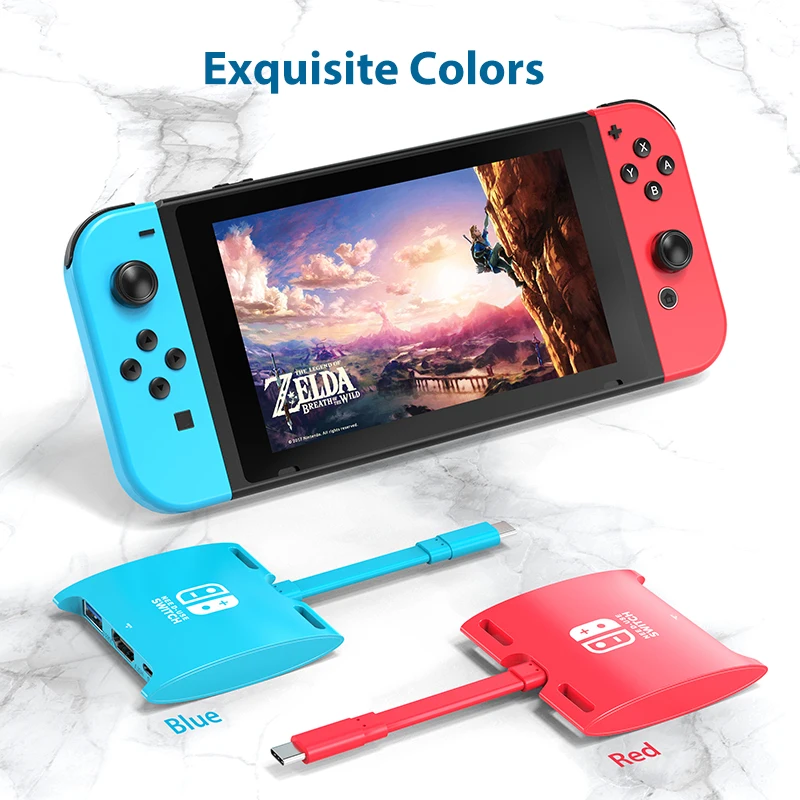 CABLETIME Dok Kartu Pengambilan Video untuk Switch Nintendo USB C Ke HDMI 4K PD Docking USB 3.0 Pengisi Daya Cepat untuk Laptop Dell Multi