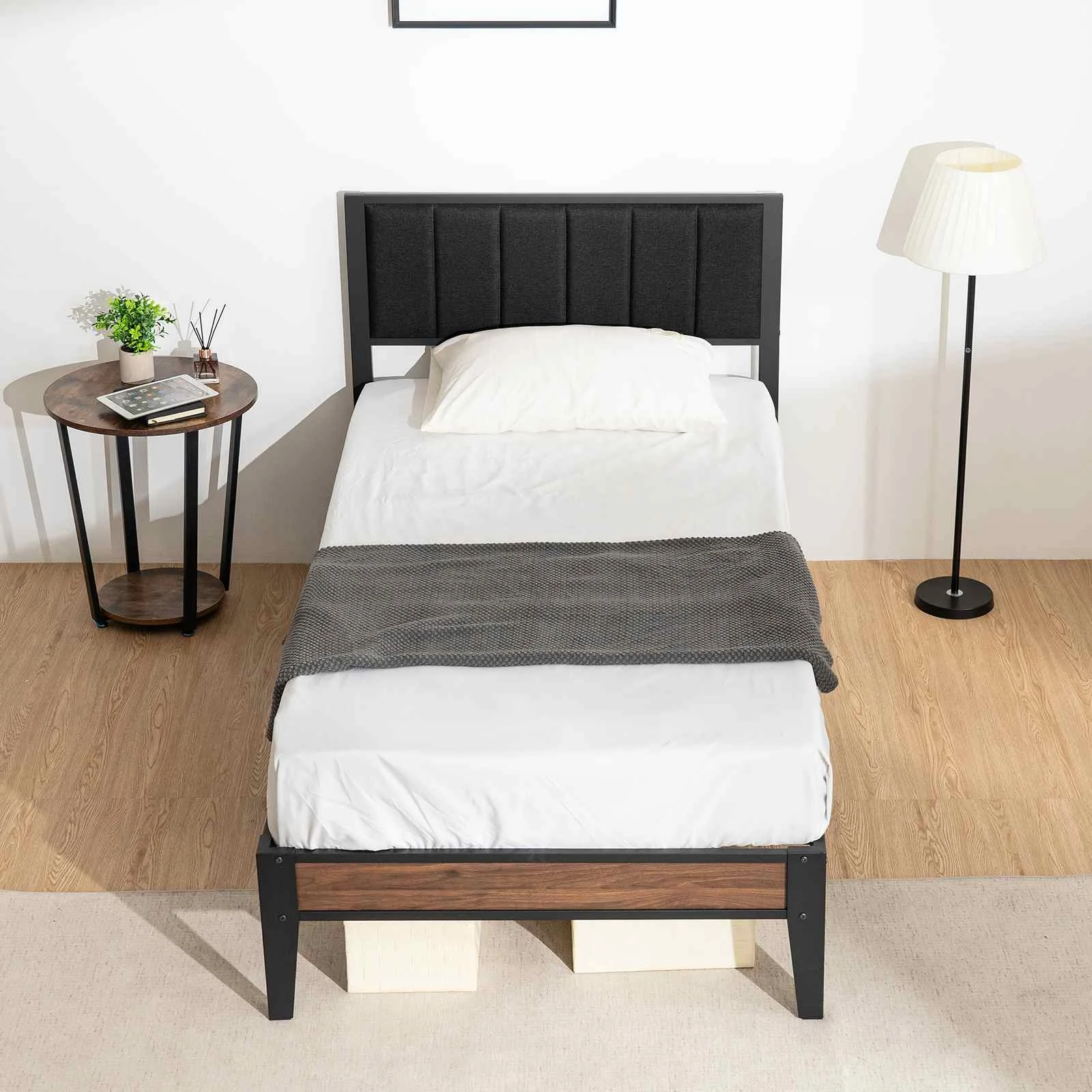 Premium Iron Bed Frame Easy Assembly Mattress Foundation Ultimate Comfort for a Restful Sleep