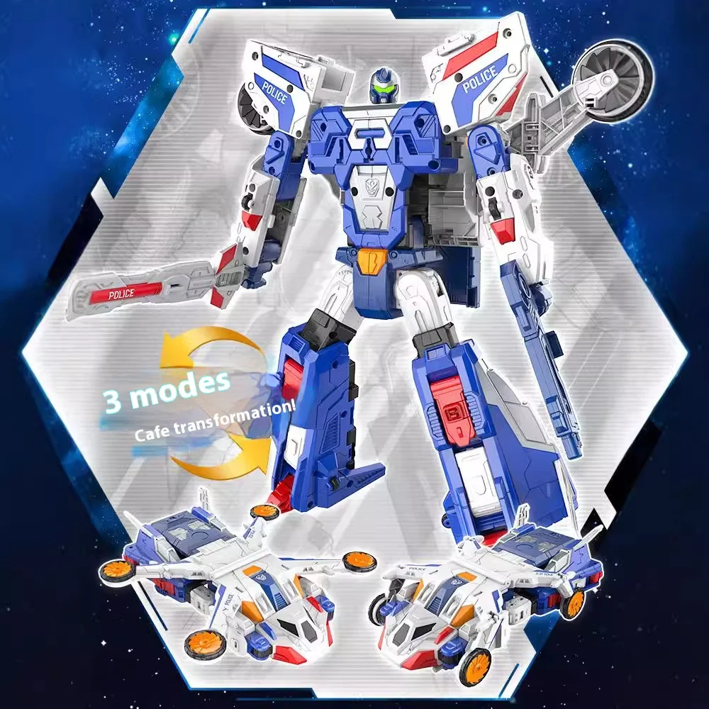 Explosies Kebao Auto God S12 Dance Team'S Speelgoed Transformatie Super Exploration Giant Vier Vier Combinatie Auto Robot Man