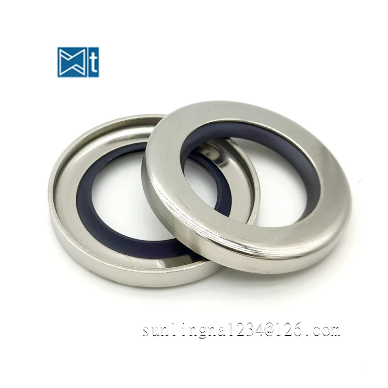 B2PT-45*55/56/58/60/62/65*8/10/12mm PTFE+SS oil seal stainless steel shaft seal screw air compressor