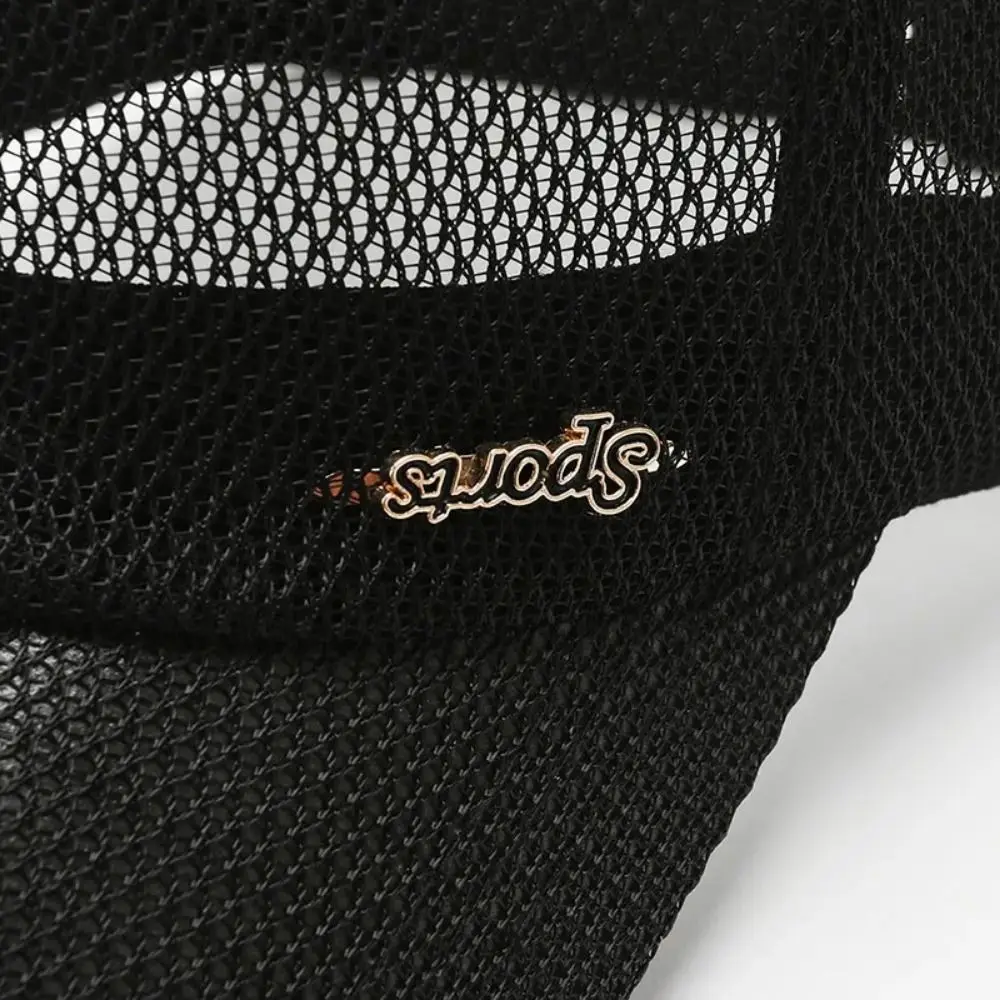 

Sun Hats Quick-dry Letter Mesh Baseball Cap Adjustable Lightweight Snapback Hat Translucent Comfortable Sports Mesh Caps Outdoor