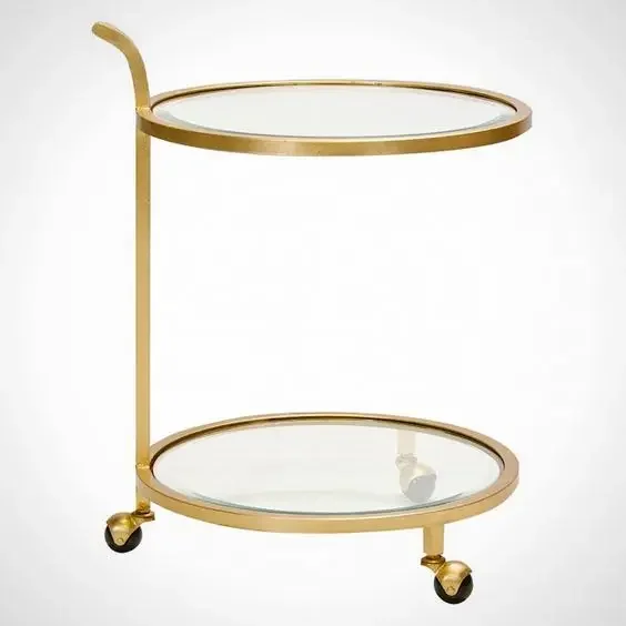 Serving trolley for hotel and restaurant decorative and stylish trolley with wheel easy to carriage home decor item