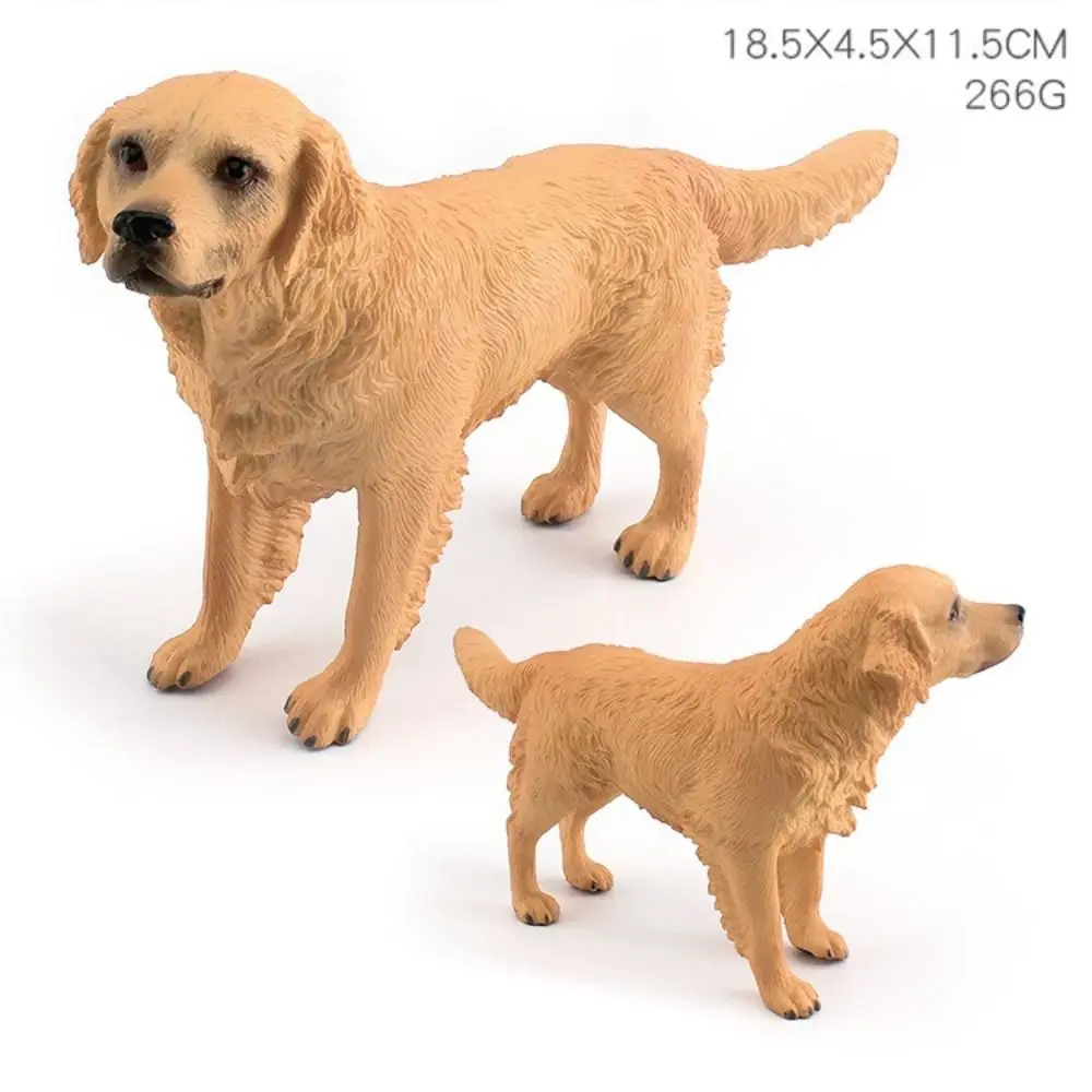 Cute PVC Farm Dogs Model Teddy Dog Shiba Inu Corgi Lifelike Realistic Pet Figurines Puppy Action Figures Home Decoration
