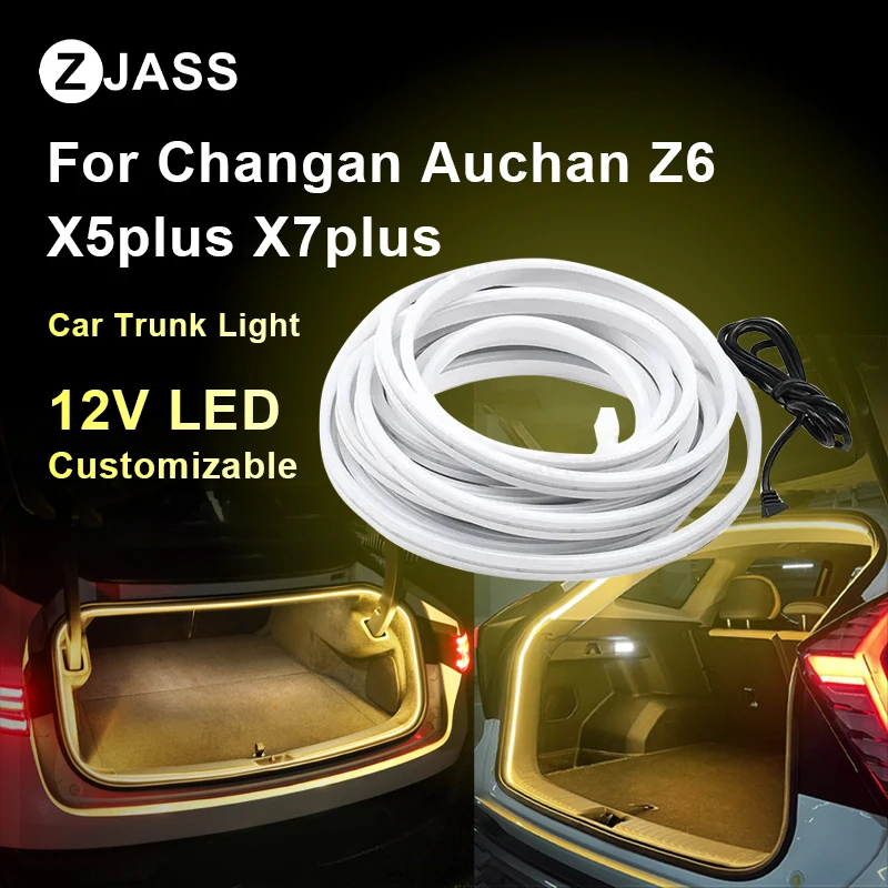 

Гибкая светодиодная лента для багажника автомобиля для Changan Auchan Z6 X5plus X7plus, модифицированное окружающее освещение, настраиваемый атмосферный светильник