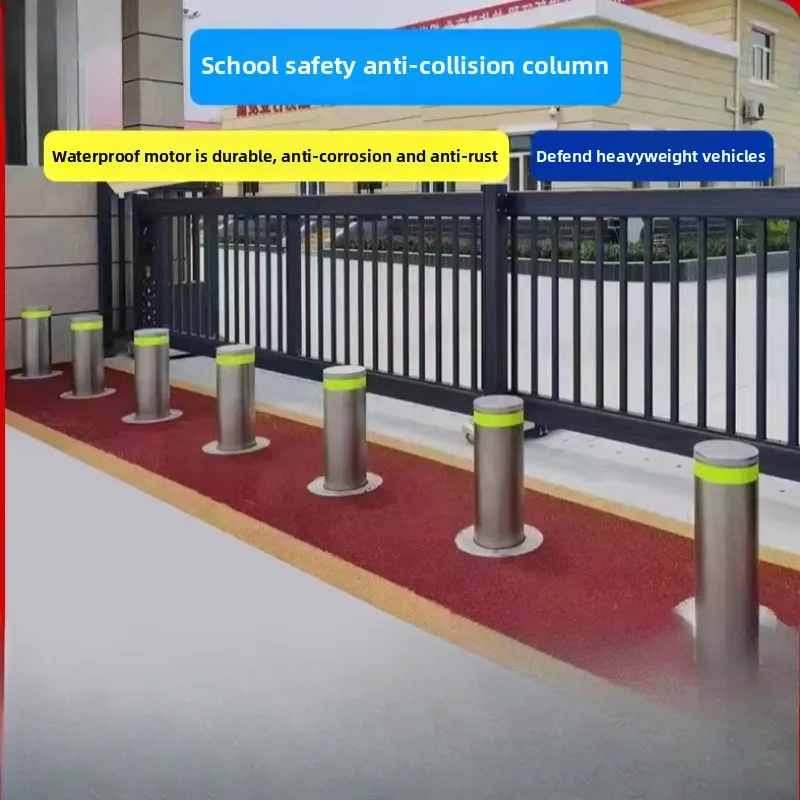 

Automatic lifting column intelligent anti-collision pile Hydraulic electric parking space Semi-automatic lifting ground pile