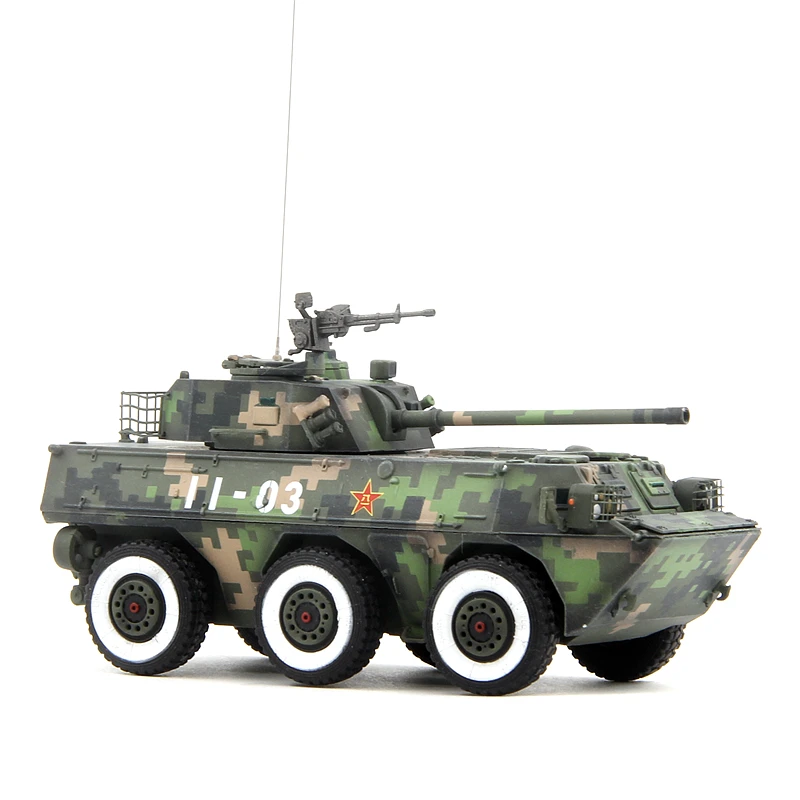 1:72 Scale Diecast Alloy PLL05 Toys Tank Chariot Model Wheeled Assault Vehicle Classic Nostalgia Adult Souvenir Static Display