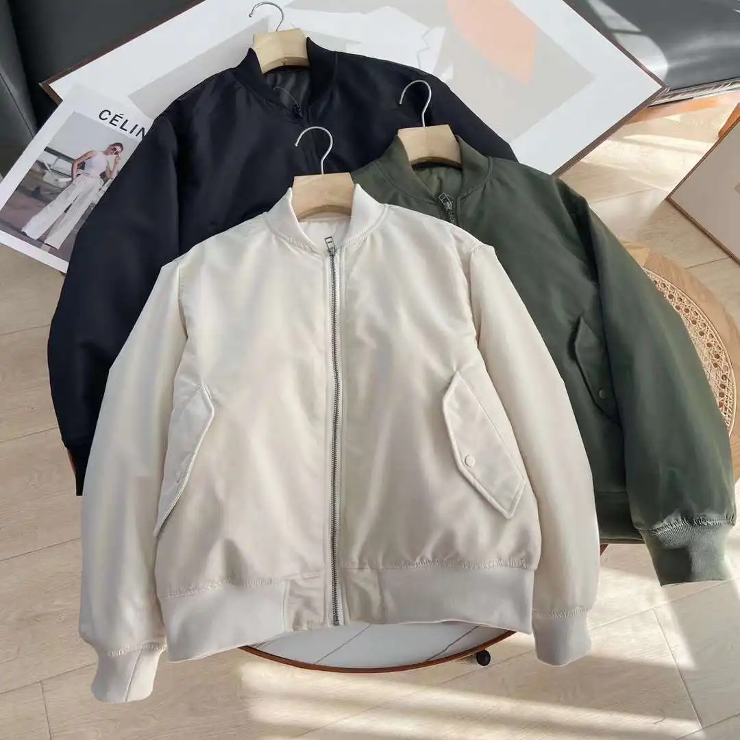 

Bomber Jackets Brown Womens Winter Steampunk Polyurethane Armor Anti-Impact Shield Epaulets Rivet Metal Stereoscopic Unique Warm