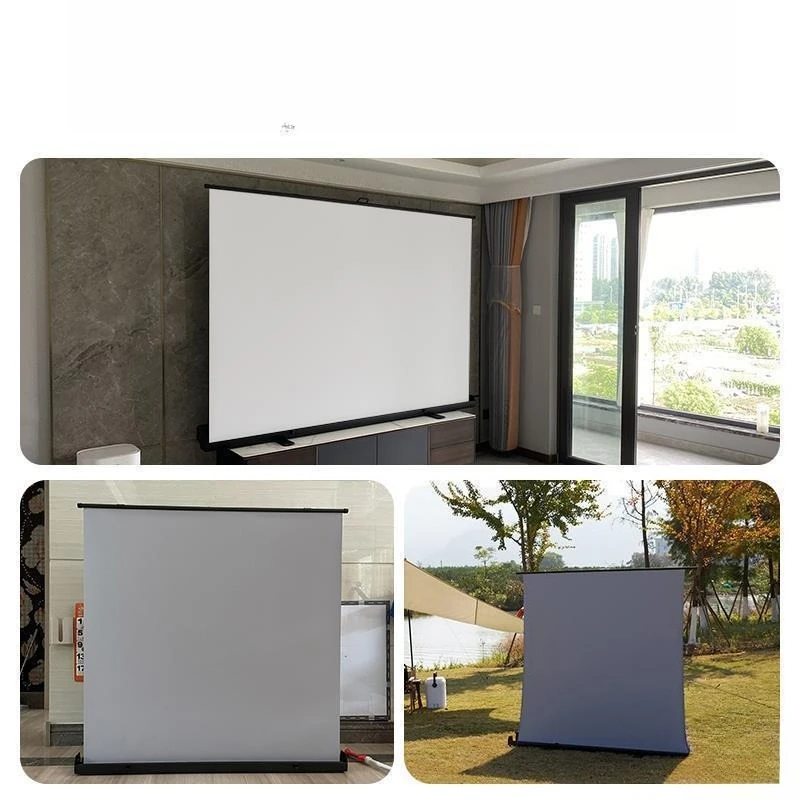 Anti-light projection screen household portable mobile projector
