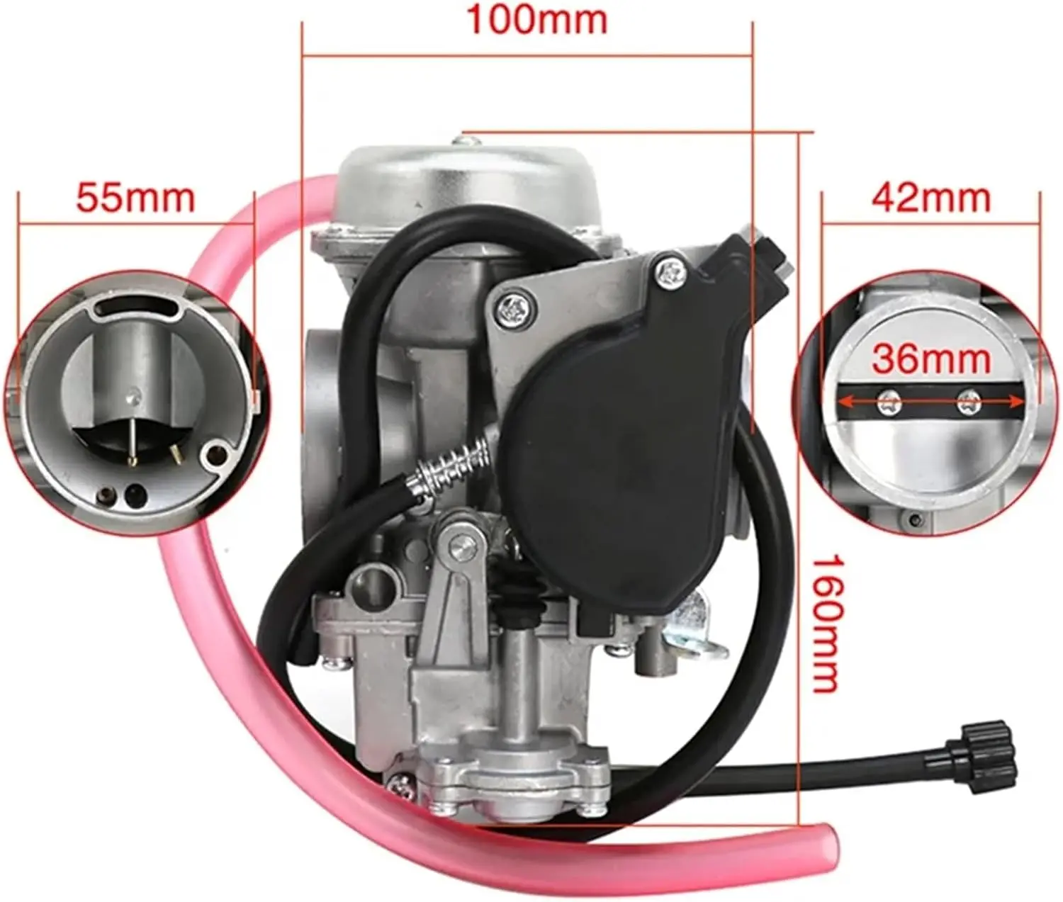 1610K-LDB5-920 New Carburetor Direct Fit KYMCO MXU 500 MXU500 ATV 2007-2008