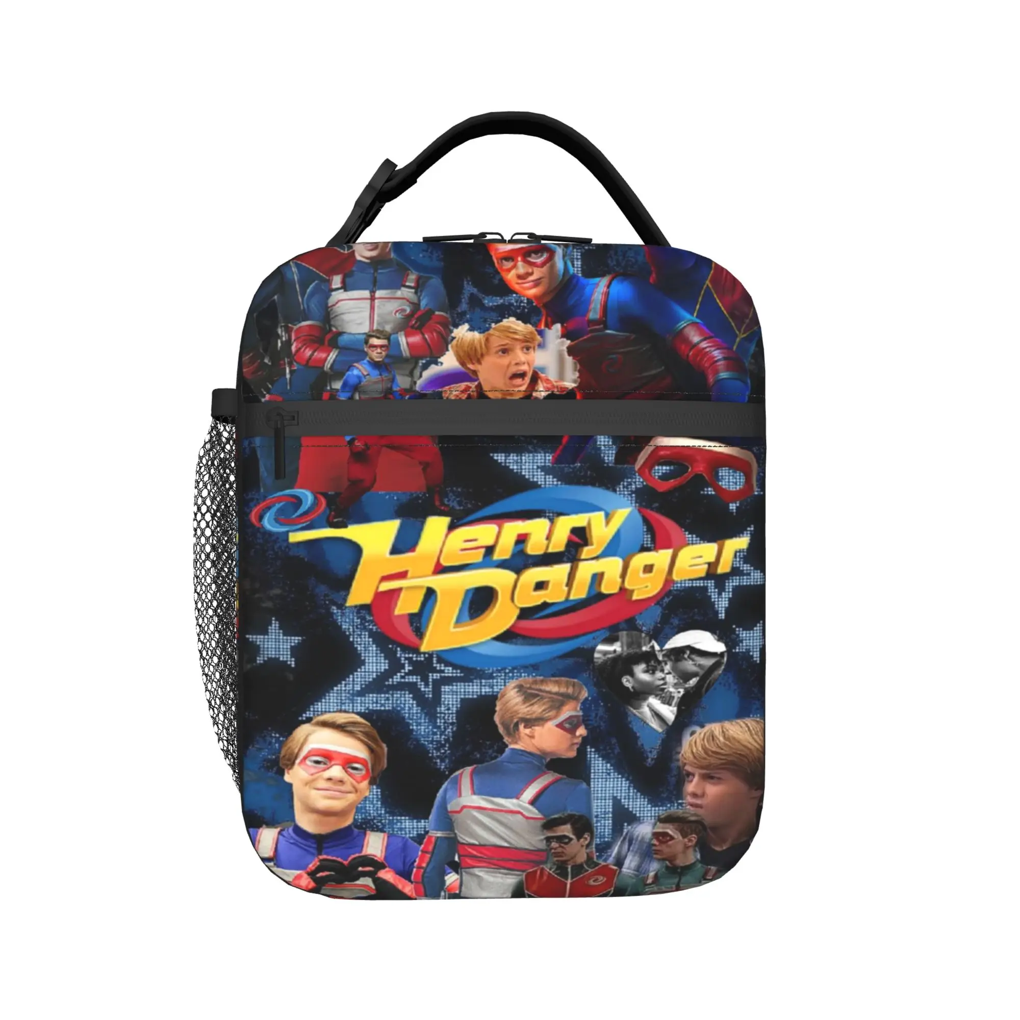 Lunch Boxes Captain Henry And Kid Danger  Accessories  Storage Food Box Unique Design Cooler Thermal Bento Box For Outdoor