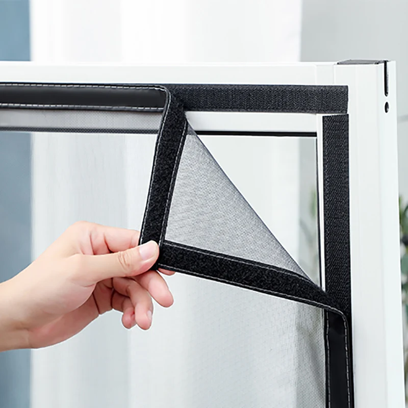 

Summer window mosquito net indoor fly-proof DIY customizable removable invisible anti-mosquito window screen Velcro screen net