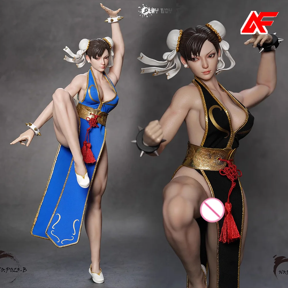 

PLAY TOY P023 1/6 Female Warrior Fighting Goddess With Movable Eyes 12'' Female Soldier Action Figure Muscle Body Model Full Set