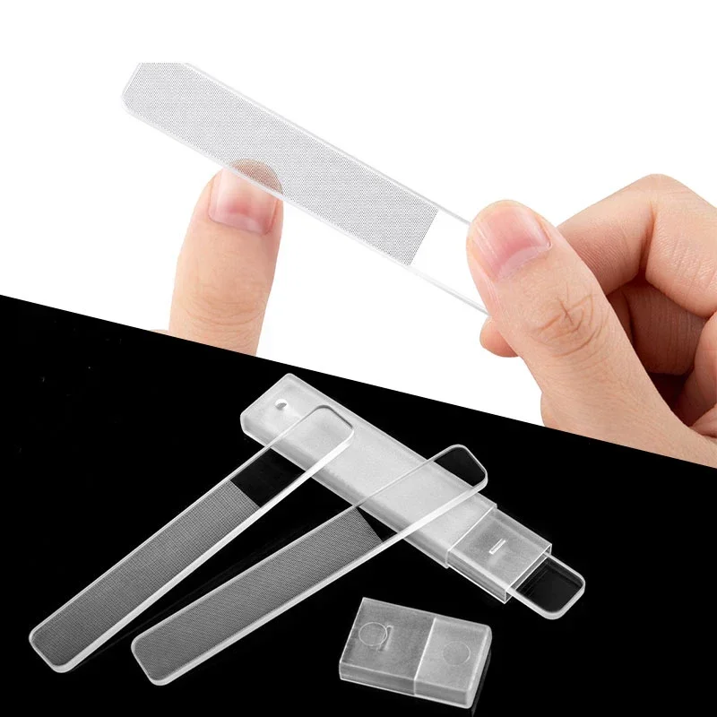 3Pcs Nano Glass Nail Files Professional Polishing Manicure Art Tool Polishing Grinding Brighten Shiny Tool Manicure