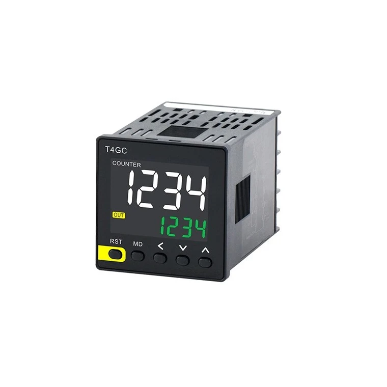 T4GC 48 * 48 4-bit LCD Digital Preset High-speed Intelligent Counter Proximity Switch Photoelectric Switch Encoder Input