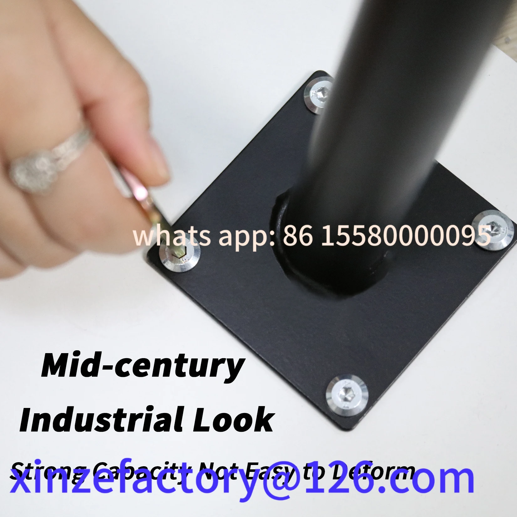 Customizable Round Coffee Table Set of 2 Rustic for Living Room Modern Nesting Tables for Balcony Office