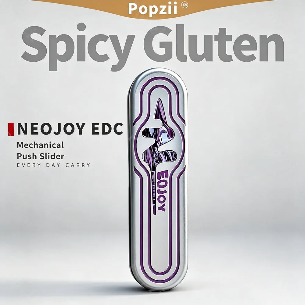 NEOJOY EDC Spicy Gluten DIY Colorful Fidget Slider: Оригинальные дизайны, антистресс-игрушка из PEI и нержавеющей стали